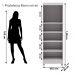 Armario Multiuso 2 Portas 60 cm LIN 10045 Branco VLR