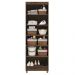 Armario Multiuso 2 Portas 60 cm LIN 10045 Imbuia Champanhe VLR