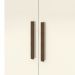 Armario Multiuso 2 Portas 60 cm LIN 10045 Imbuia Champanhe VLR