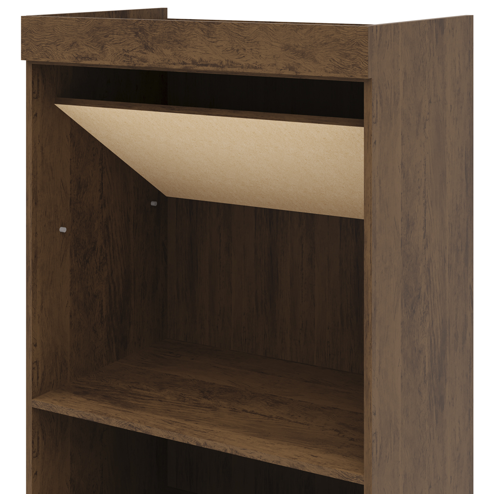 Armario Multiuso 2 Portas 60 cm LIN 10045 Imbuia Champanhe VLR