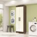 Armario Multiuso 2 Portas 60 cm LIN 10045 Imbuia Champanhe VLR