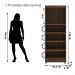 Armario Multiuso 2 Portas 60 cm LIN 10045 Imbuia VLR