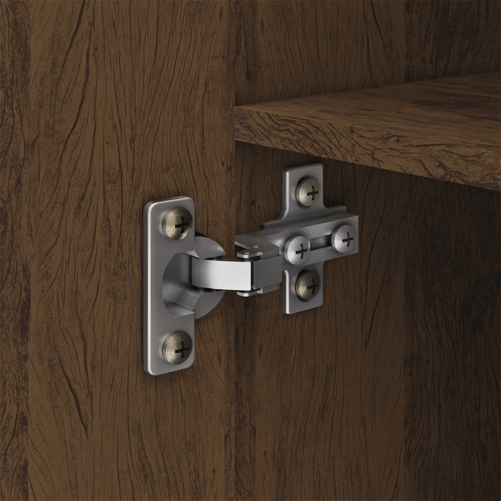 Armario Multiuso 2 Portas 60 cm LIN 10045 Imbuia VLR