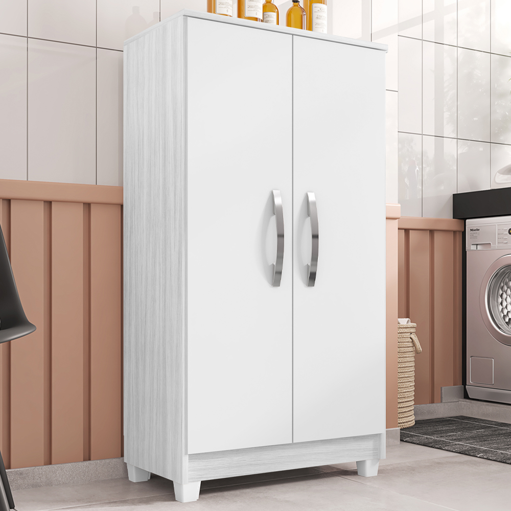 Armario Multiuso 2 Portas 6522 61 cm Branco INCP