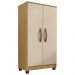 Armario Multiuso 2 Portas 6522 61 cm Carvalho Am Off White INCP
