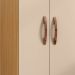 Armario Multiuso 2 Portas 6522 61 cm Carvalho Am Off White INCP