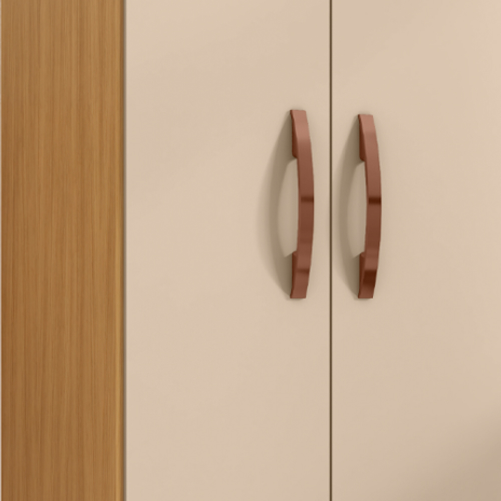 Armario Multiuso 2 Portas 6522 61 cm Carvalho Am Off White INCP