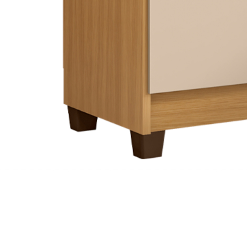 Armario Multiuso 2 Portas 6522 61 cm Carvalho Am Off White INCP