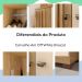 Armario Multiuso 2P Versa 11686 71 cm Carvalho Am Off White INCP
