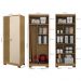 Armario Multiuso 2P Versa 11686 71 cm Carvalho Am Off White INCP