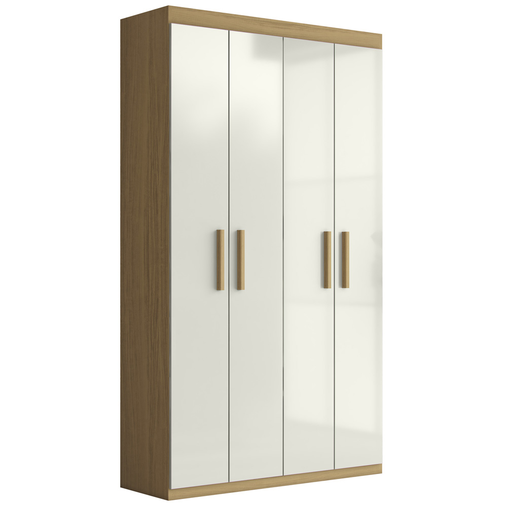 Armario Multiuso Duplo 4 Portas 2000194 Atacama Off White ARMoveis