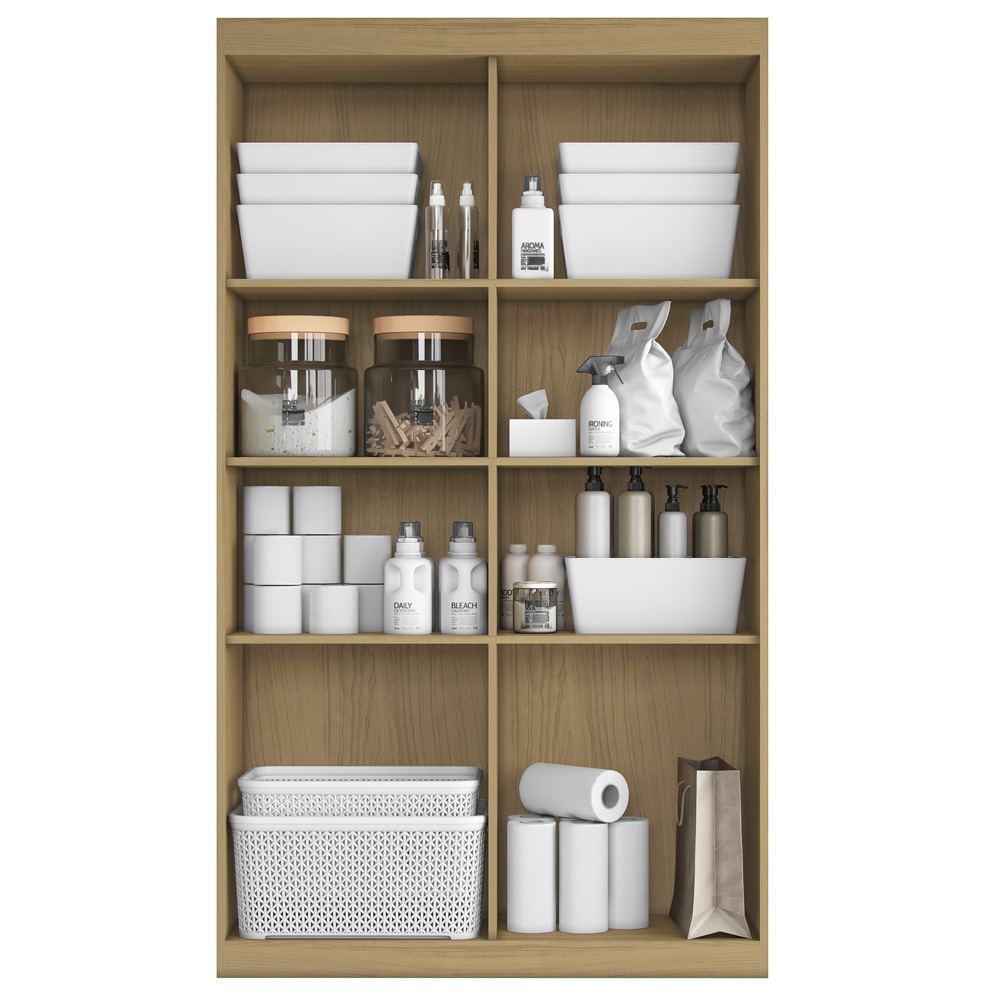 Armario Multiuso Duplo 4 Portas 2000194 Atacama Off White ARMoveis
