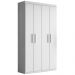 Armario Multiuso Duplo 4 Portas 2000194 Branco Brilho ARMoveis