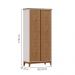 Armario Organizador 2 Pt MDF 179x83 cm 2812 Off White Freijo Milani Store