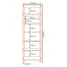 Armario Paneleiro 2 Portas MDF 70 cm Tosc PTO03 Freijo Freijo MXM