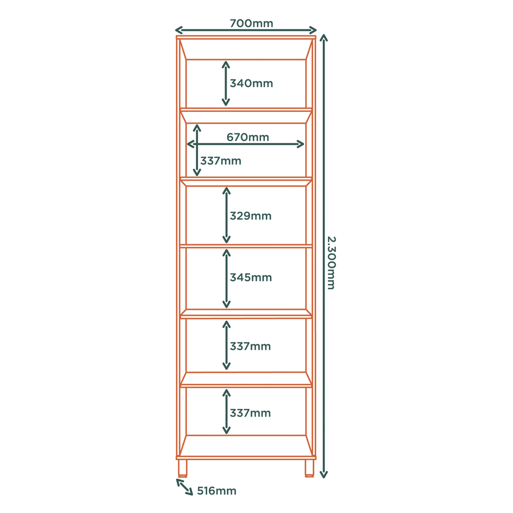 Armario Paneleiro 2 Portas MDF 70 cm Tosc PTO03 Freijo Freijo MXM