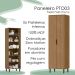 Armario Paneleiro 2 Portas MDF 70 cm Tosc PTO03 Freijo Freijo MXM