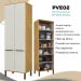 Armario Paneleiro 4 PT 70 cm Vera PVE02 Marrocos Off White MXM