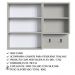 Armario Para Banheiro Com Espelho 02 Portas 80cm Arenas PRODDY