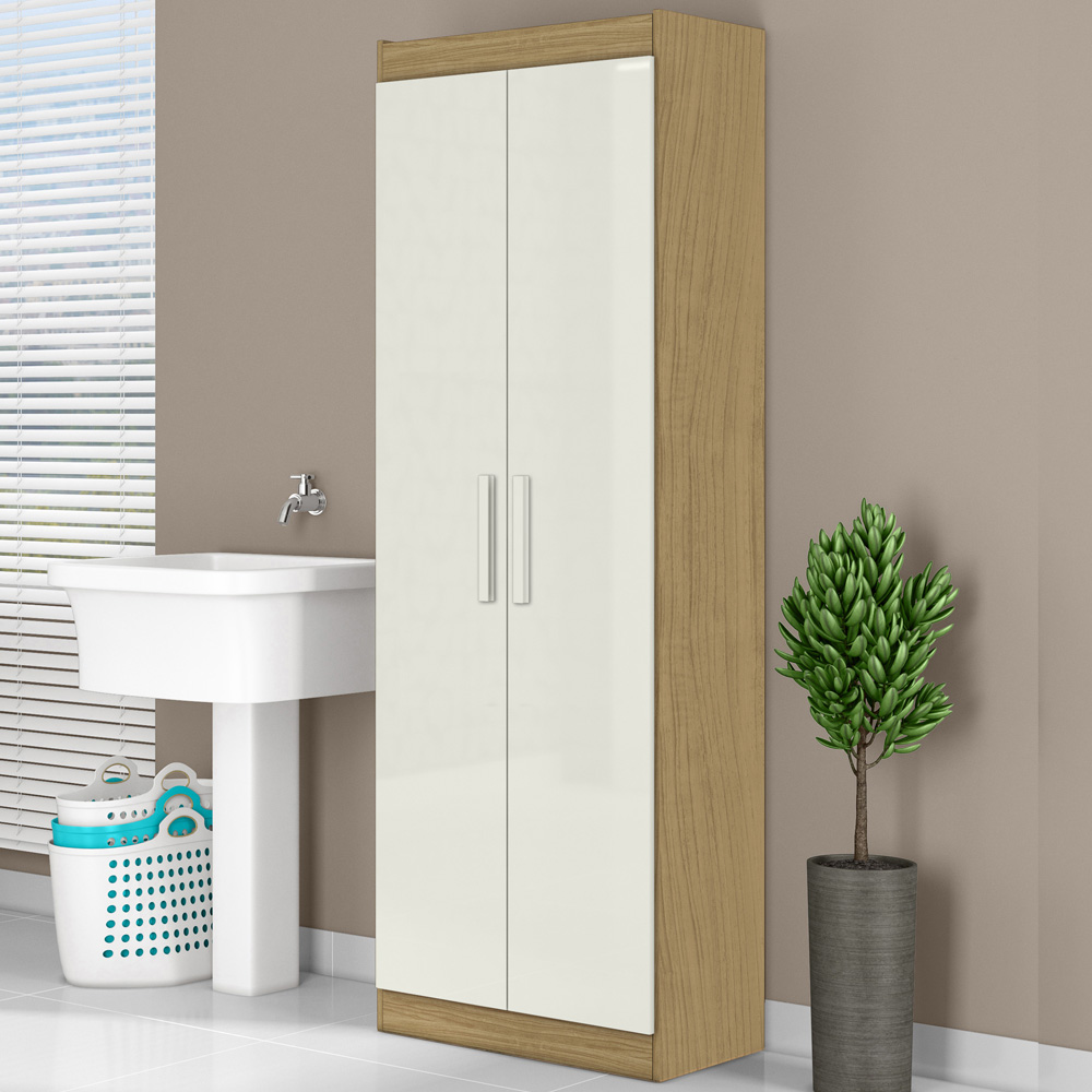 Armario Sapateira Multiuso 2 Portas 2000191 Atacama Off White ARMoveis