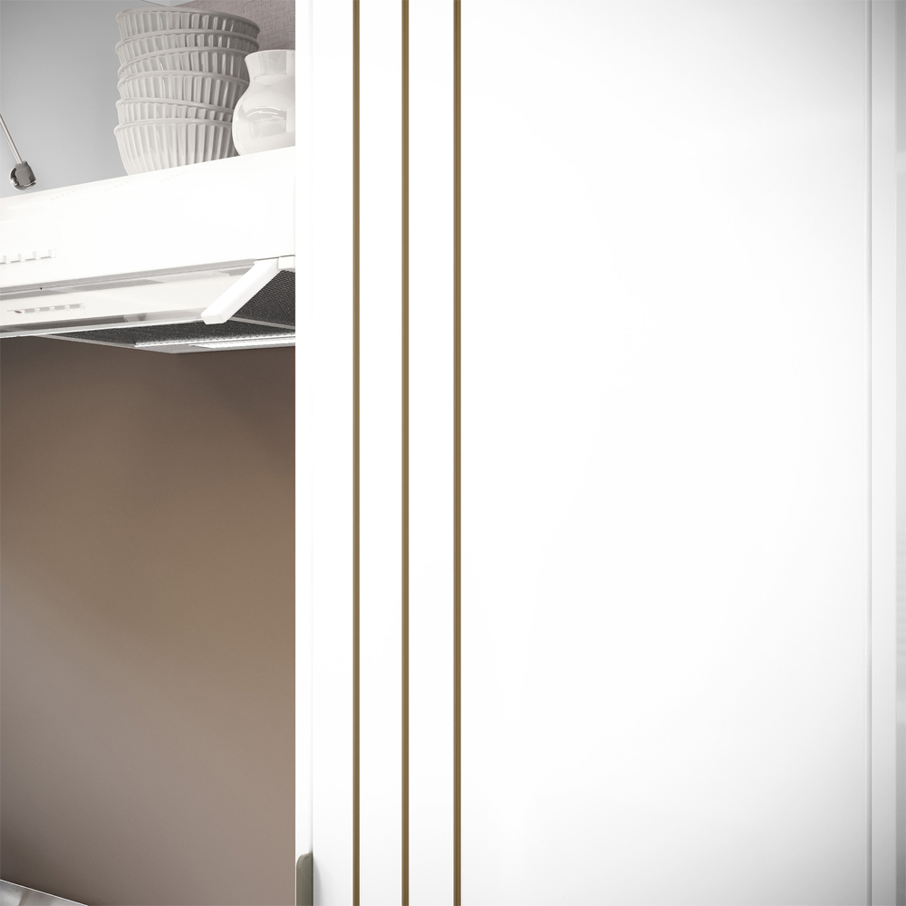 Armarios Lavanderia 4 Modulos 249 cm GLOR Branco Neve MXM