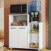Balcão Fruteira Para Cozinha 2 Portas 91 cm Solle Branco PLN