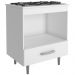 Balcão Para Cooktop  1 Gaveta 72 cm Alec Branco PLN