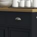 Balcao Aparador Buffet 2 Portas 85 cm BA145 Preto Dtall