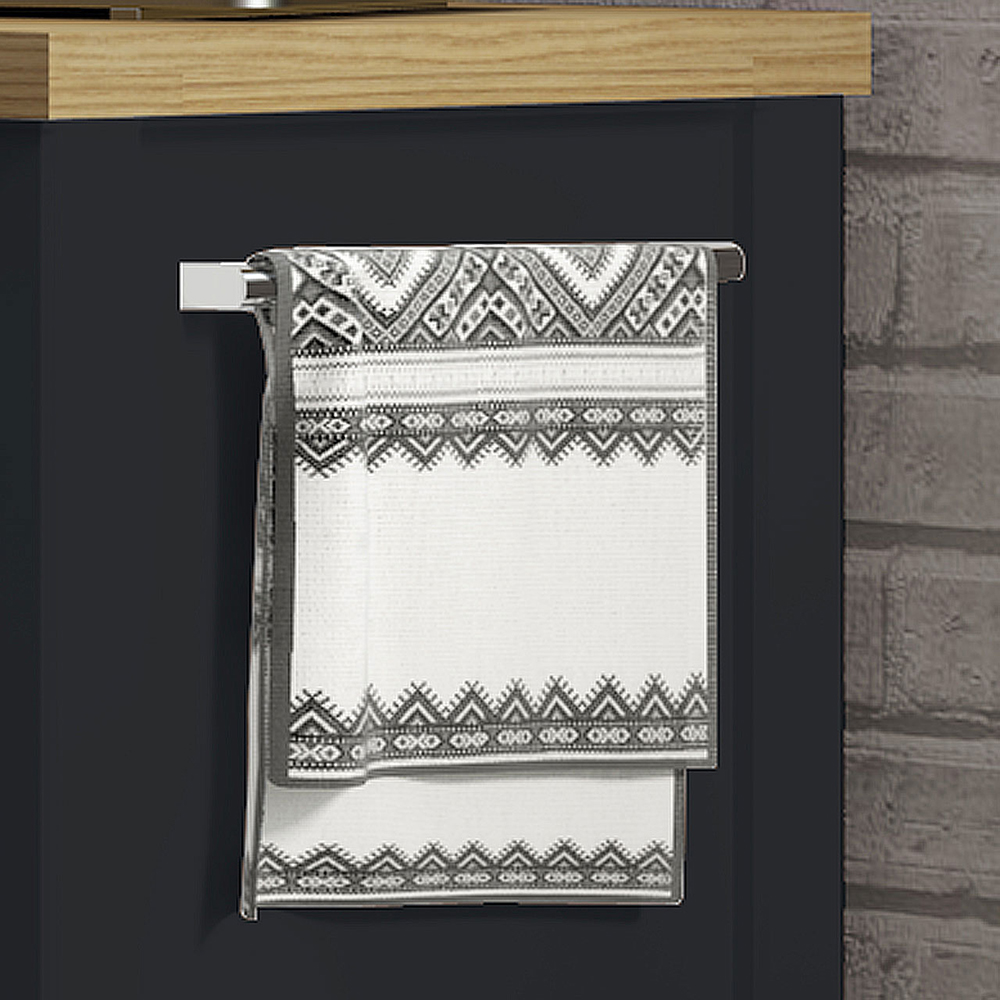 Balcao Aparador Buffet 2 Portas 85 cm BA145 Preto Dtall