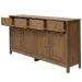 Balcao Buffet 4 Portas 4 Gavetas 154 cm R626 Diamond Dtall