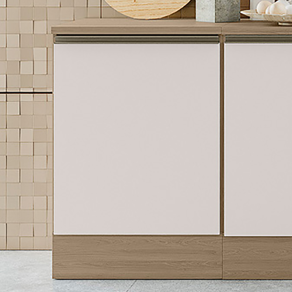 Balcao Com Tampo 1 Porta 58 cm 12539 Etti Carvalho Oak Off White PLN