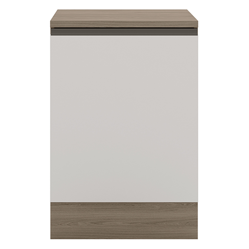 Balcao Com Tampo 1 Porta 58 cm 12539 Etti Carvalho Oak Off White PLN