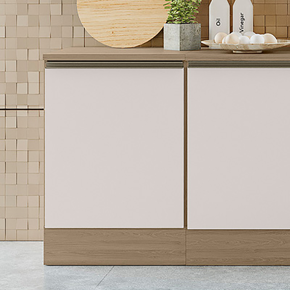 Balcao Com Tampo 1 Porta 58 cm 12539 Etti Carvalho Oak Off White PLN