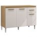 Balcao Com Tampo 120cm 2000310 Atacama Off White ARMoveis