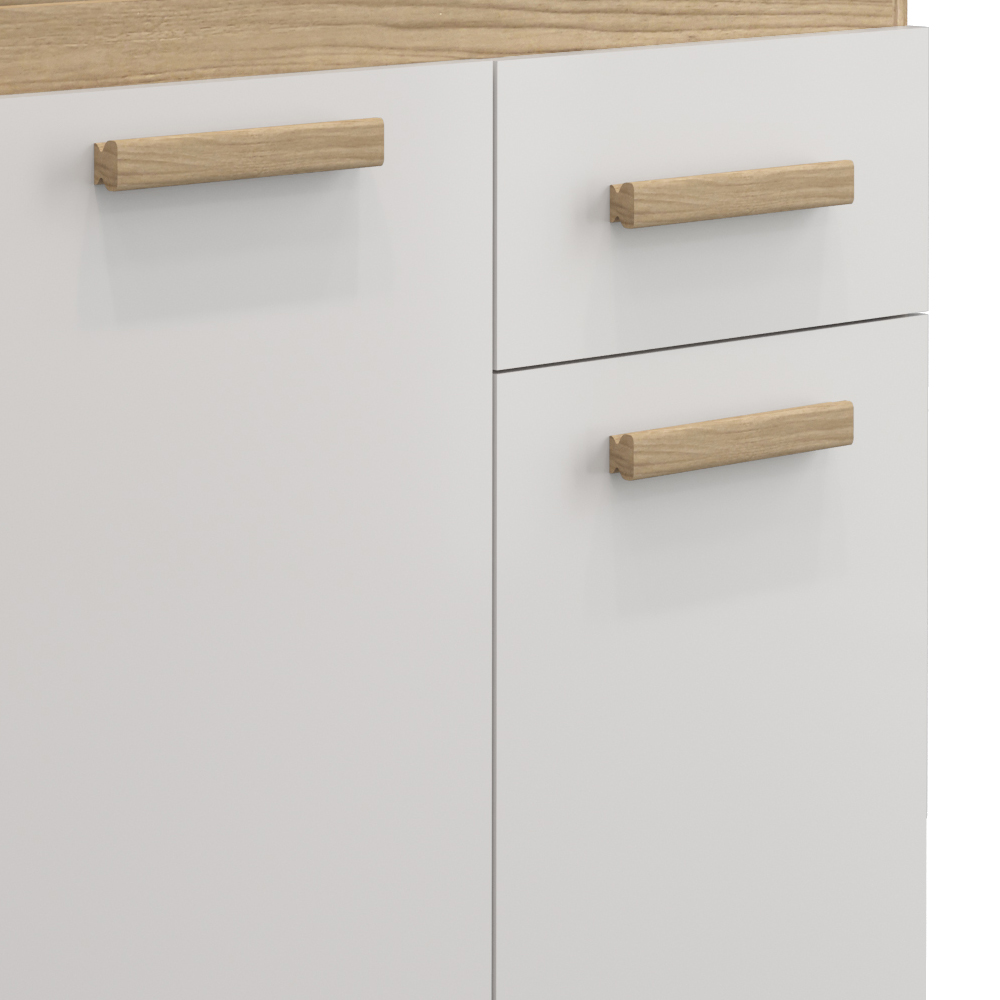 Balcao Com Tampo 120cm 2000310 Atacama Off White ARMoveis