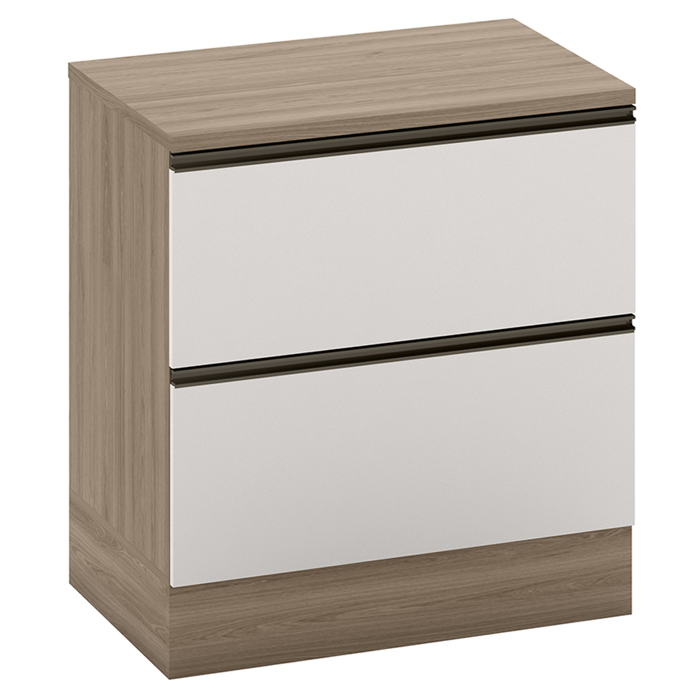 Balcao Com Tampo 1P 1G 80 cm 12538 Etti Carvalho Oak Off White PLN