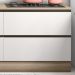 Balcao Com Tampo 1P 1G 80 cm 12538 Etti Carvalho Oak Off White PLN