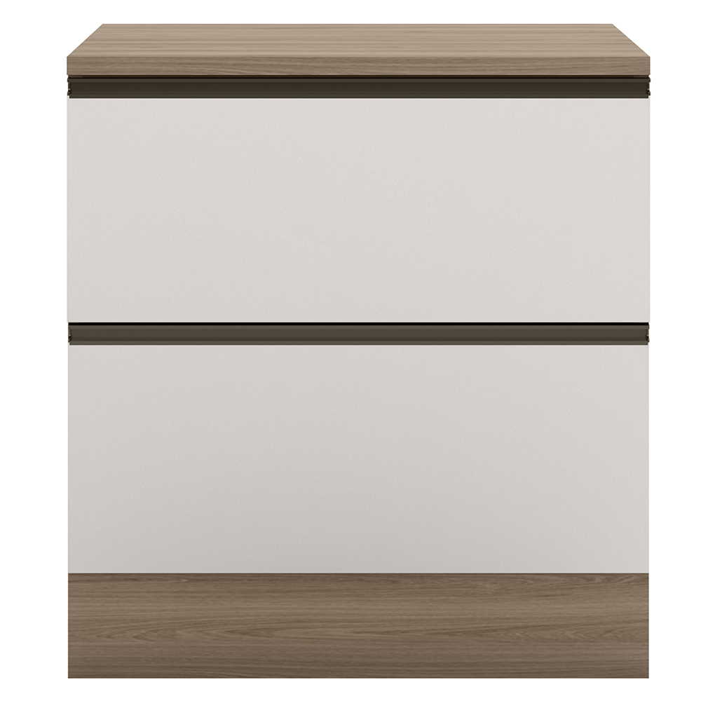 Balcao Com Tampo 1P 1G 80 cm 12538 Etti Carvalho Oak Off White PLN