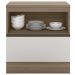 Balcao Com Tampo 1P 1G 80 cm 12538 Etti Carvalho Oak Off White PLN