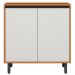 Balcao Com Tampo 2 Portas 80 cm 12639 Raven Freijo Off White PLN