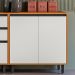 Balcao Com Tampo 2 Portas 80 cm 12639 Raven Freijo Off White PLN