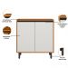 Balcao Com Tampo 2 Portas 80 cm 12639 Raven Freijo Off White PLN