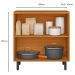 Balcao Com Tampo 2 Portas 80 cm 12639 Raven Freijo Off White PLN