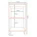 Balcao Com Tampo 40 cm MDP 1 Pt Vera BVE02 Marrocos Off White MXM