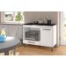 Balcao Com Tampo Forno E Cooktop 105 cm Carla Branco REAJL Moveis