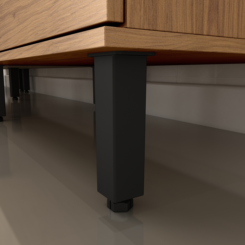 Balcao Com Tampo MDF 80 cm 2 Portas Tosc BT002 Freijo Freijo MXM