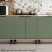 Balcao Com Tampo MDF 80 cm 2 Portas Tosc BT002 Freijo Jade MXM