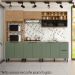 Balcao Com Tampo MDF 80 cm 2 Portas Tosc BT002 Freijo Jade MXM