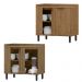 Balcao De Canto Reto MDF 98 cm Tosc BT004 Freijo Freijo MXM