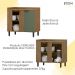 Balcao De Canto Reto MDF 98 cm Tosc BT004 Freijo Jade MXM